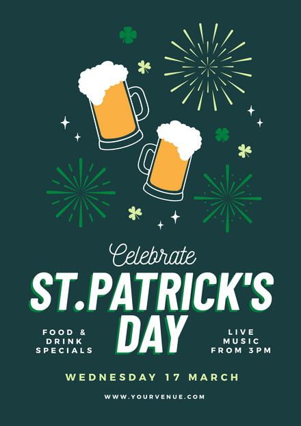 St Patrick's Day Poster Templates - Easil